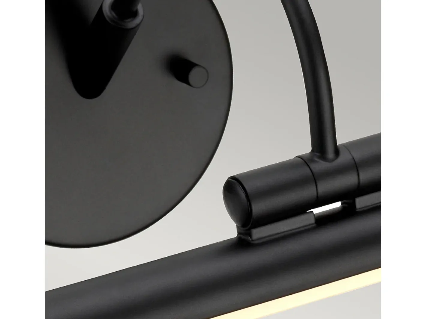 Elstead Alton LED 1 Ljus Stor Bild Vägglampa Svart Negro Outlet