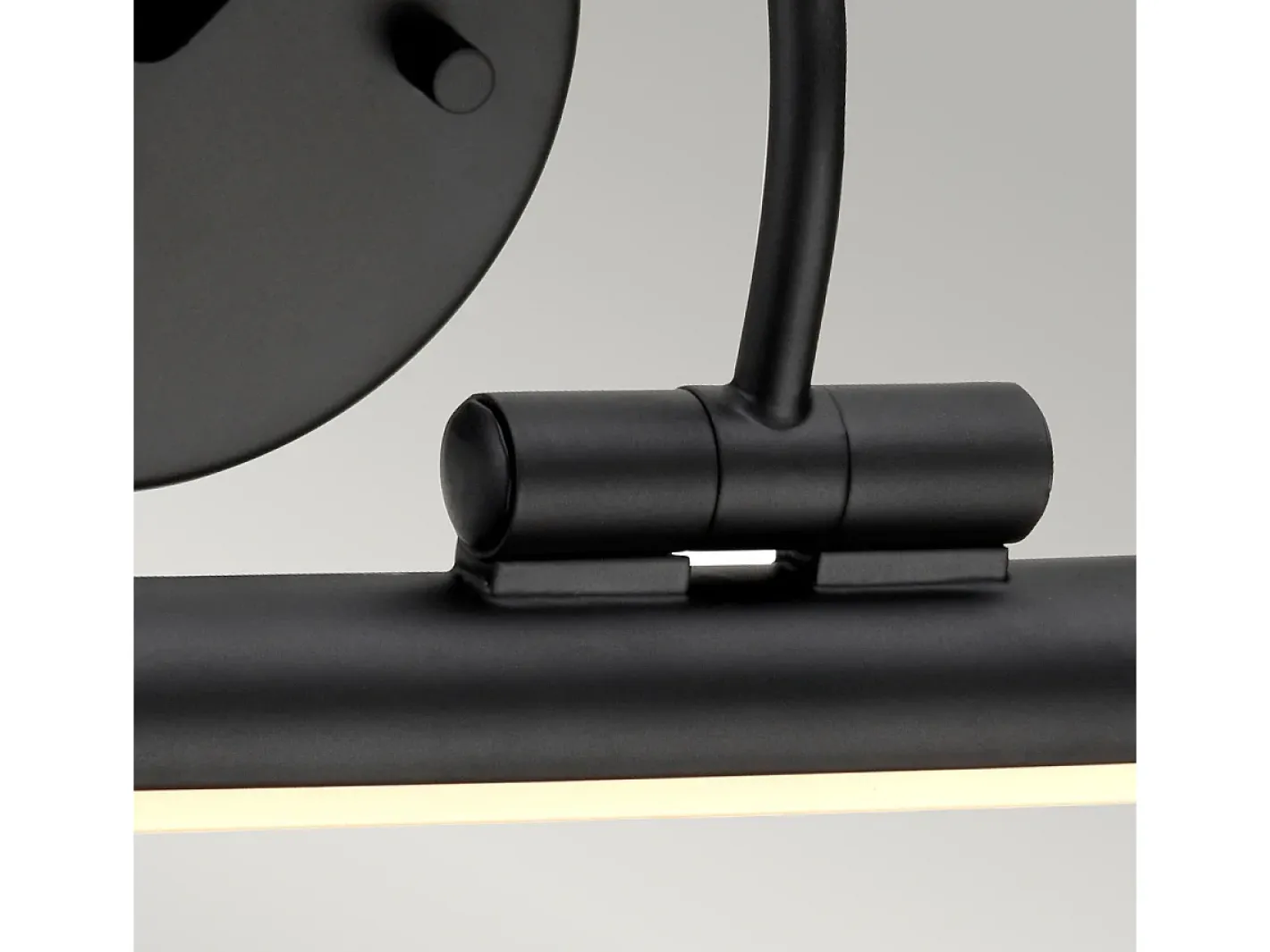 Elstead Alton LED 1 Ljus Stor Bild Vägglampa Svart Negro Outlet