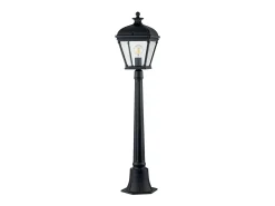 Outlet Elstead Bayview Utomhuspollare Svart, IP44 Negro