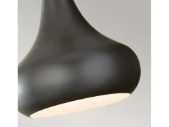New Elstead Beso 1 ljuskupol takhänge mörk brons, E27 Bronce