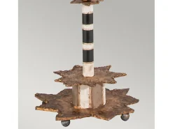 Sale Elstead Birdland 1 ljus bordslampa svart, guld, kräm, E27 Negro