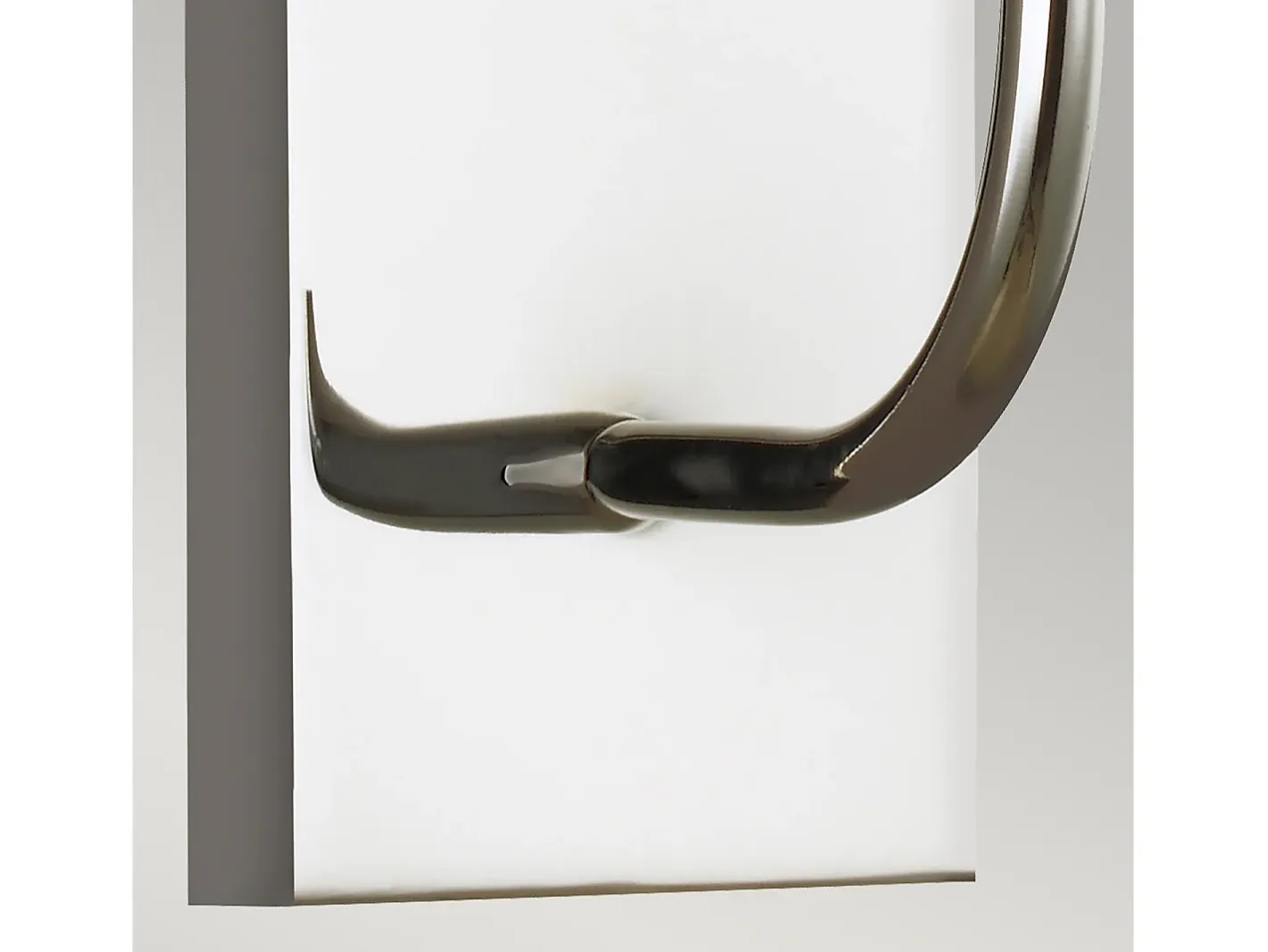 Elstead Brianna 1 ljus vägglampa, polerad nickel, E14 Gris Hot