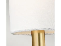 New Elstead Brianna 1 ljus vägglampa, polerad mässing, E14 Camel