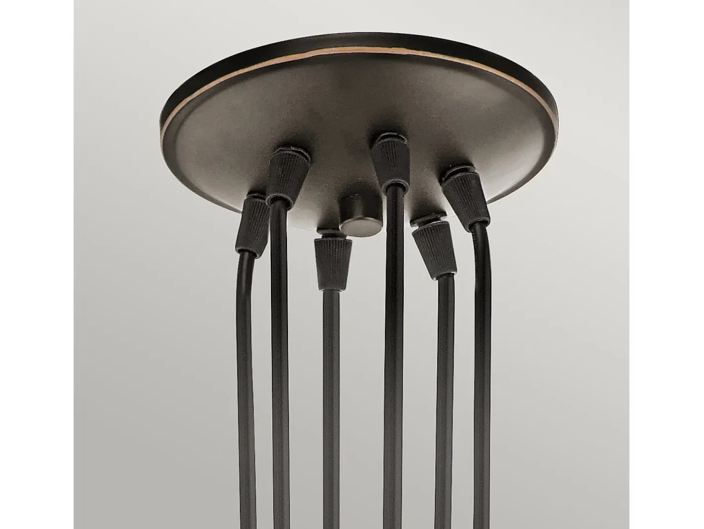 Elstead Brinley 6 Light Cluster Pendel Olde Bronze, E27 Bronce Hot
