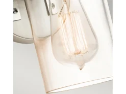 Aplique Para Pared-Elstead Brinley 1 Lätt vägglampa Borstad Nickel, E27 Gris