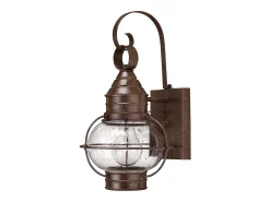 Elstead Cape Cod 1 Ljus Utomhus Liten Vägglykta Ljus Sienna Brons, E27 Bronce Online