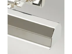 Aplique Para Pared-Elstead Chawton 2 Ljus Medium Bild Väggljus Polerad Nickel, E14 Gris