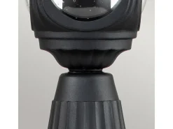 Discount Elstead Chicago Utomhussockelljus texturerad svart, IP44 Negro
