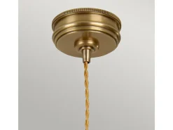 Outlet Elstead Douille 1 ljus takhänge Antik mässing, E27 Camel