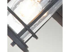 Elstead Feiss Lighthouse Utomhusvägglykta texturerad svart, IP44 Negro Sale