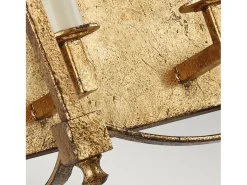 Elstead Feiss Thayer Ljus Vägglampa Antik Guld Dorado Outlet