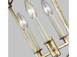 Elstead Feiss Thayer Lyktor Taklampa antikguld Dorado Hot