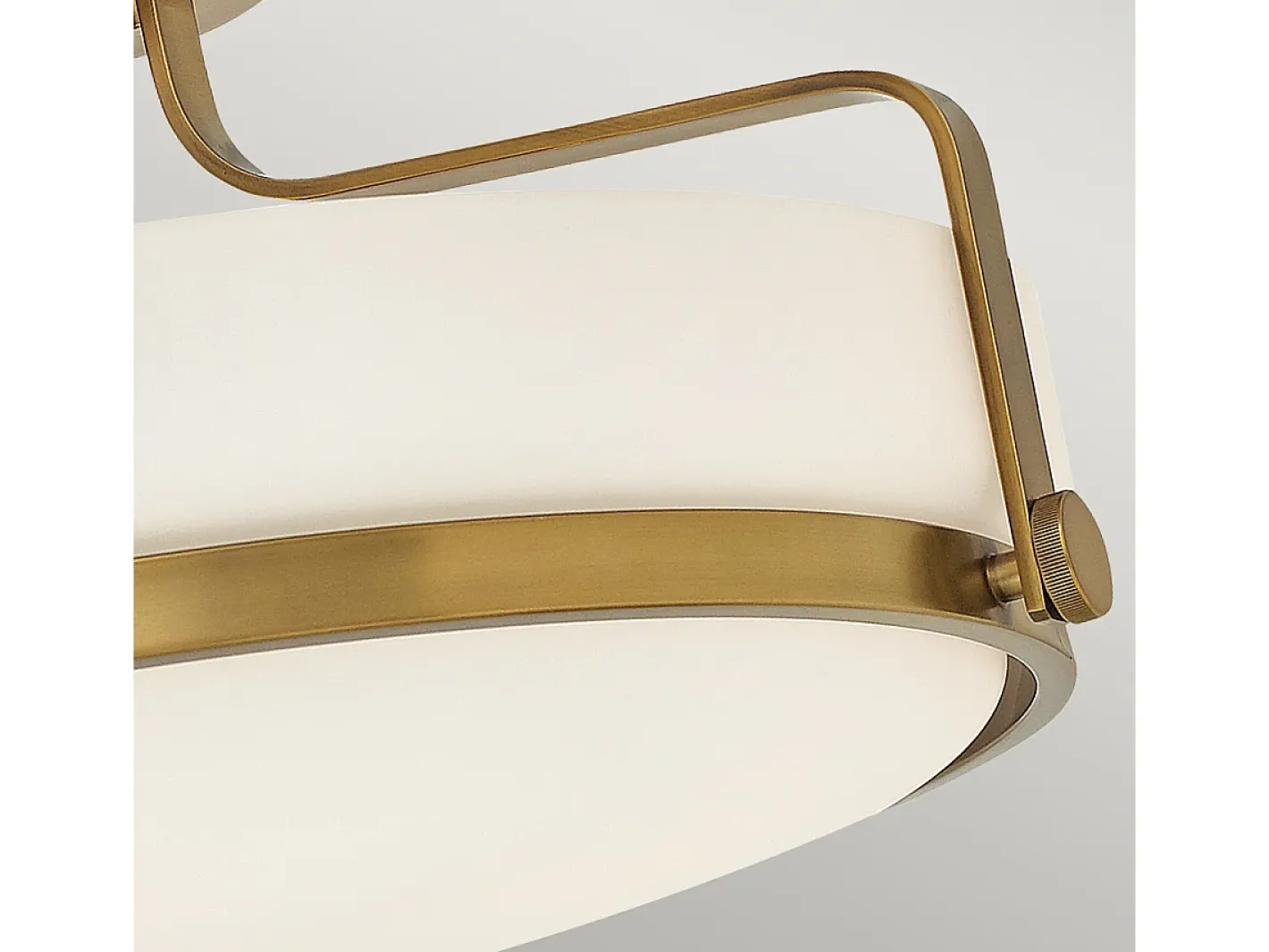 New Elstead Griffin 4 Ljus Semi Flush Taklampa polerad krom, E27 Gris