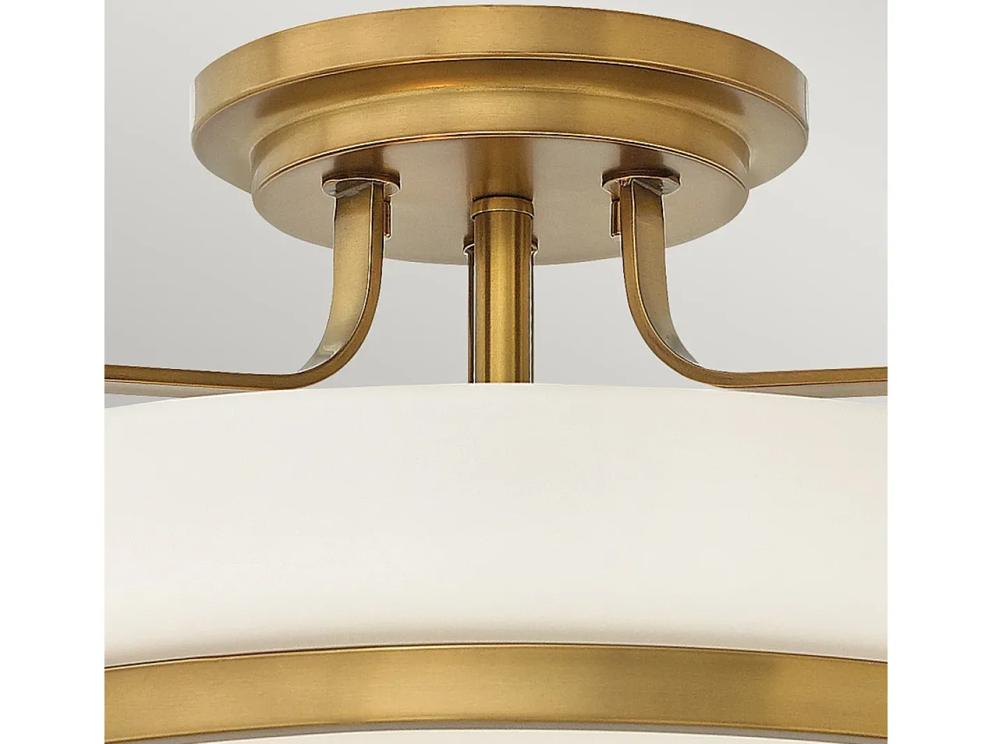 New Elstead Griffin 4 Ljus Semi Flush Taklampa polerad krom, E27 Gris