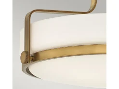 New Elstead Griffin 4 Ljus Semi Flush Taklampa polerad krom, E27 Gris