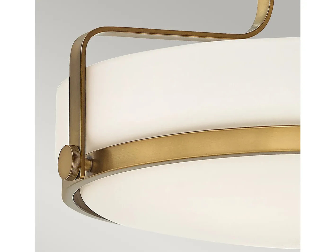 New Elstead Griffin 4 Ljus Semi Flush Taklampa polerad krom, E27 Gris