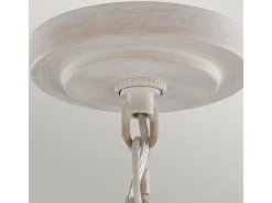 Elstead Hartsville Ljuskrona 3 ljus Beachwood finish, E14 Blanco New