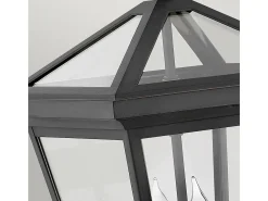 Elstead Hinkley Alford Outdoor Wall Lantern Museum Black, IP44 Negro