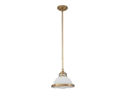 Hot Elstead Hinkley Amelia Kupol taklampa Heritage Mässing Camel