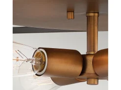 Elstead Hinkley Fulton Multi Arm Semi Flush Taklampa Brons med Heirloom Mässing Accenter Bronce Online