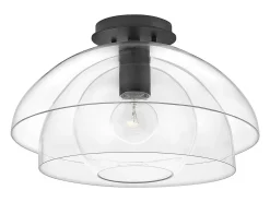 Clearance Elstead Hinkley Lotus Dome Pendel Takljus Svart Negro