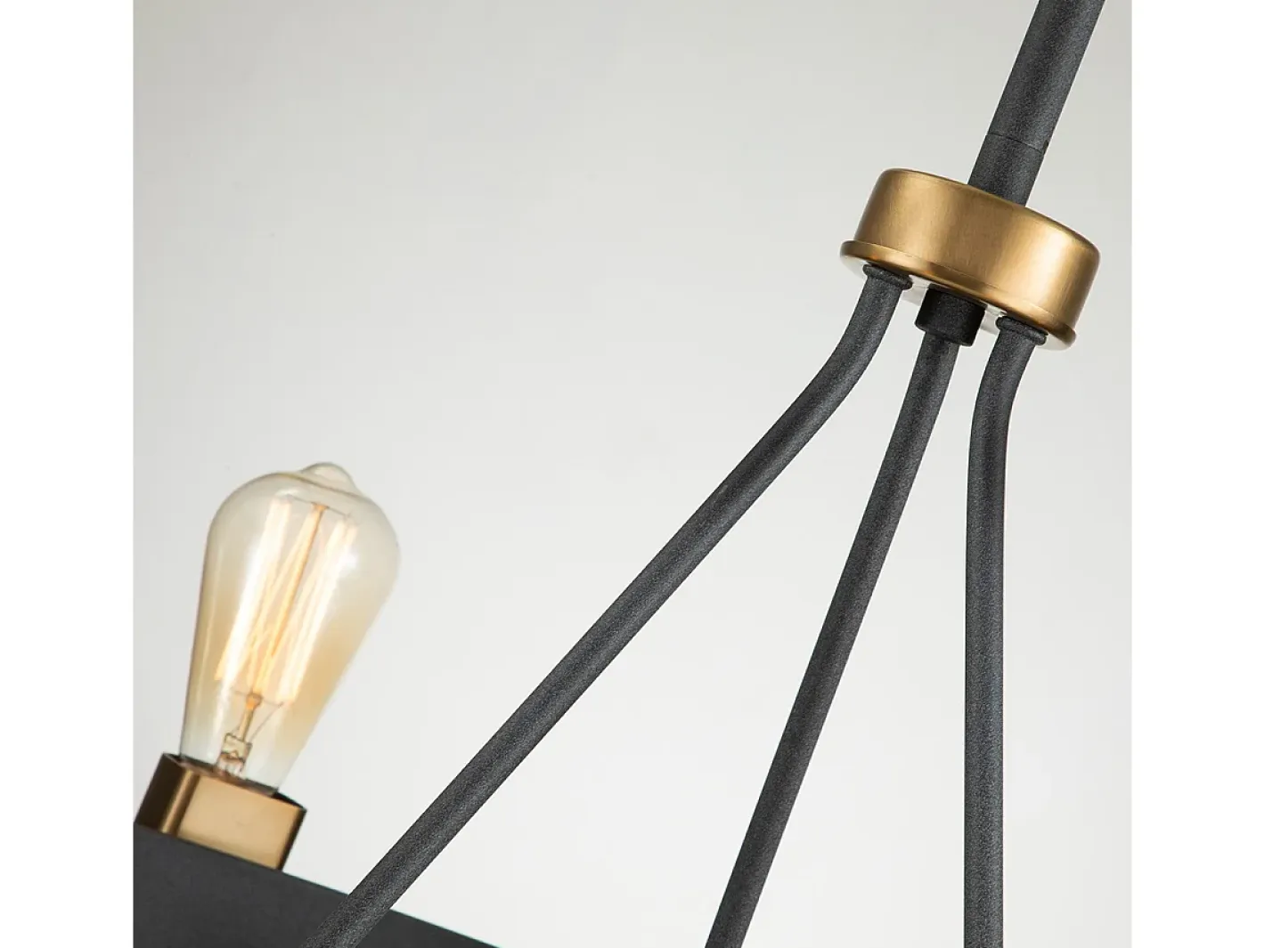 Clearance Elstead Hinkley Silas Cylindrisk hängande tak Ljusåldrad zink & Heritage Brass Gris