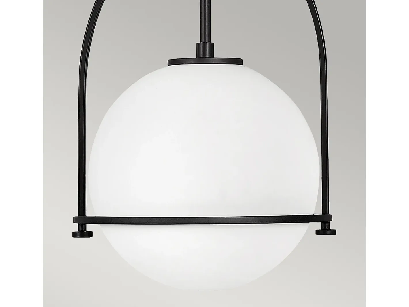 New Elstead Hinkley Somerset Globe Pendel Takljus Svart Negro