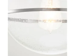 Elstead Hinkley Somerset Globe Taklampa Borstad Nickel Gris New
