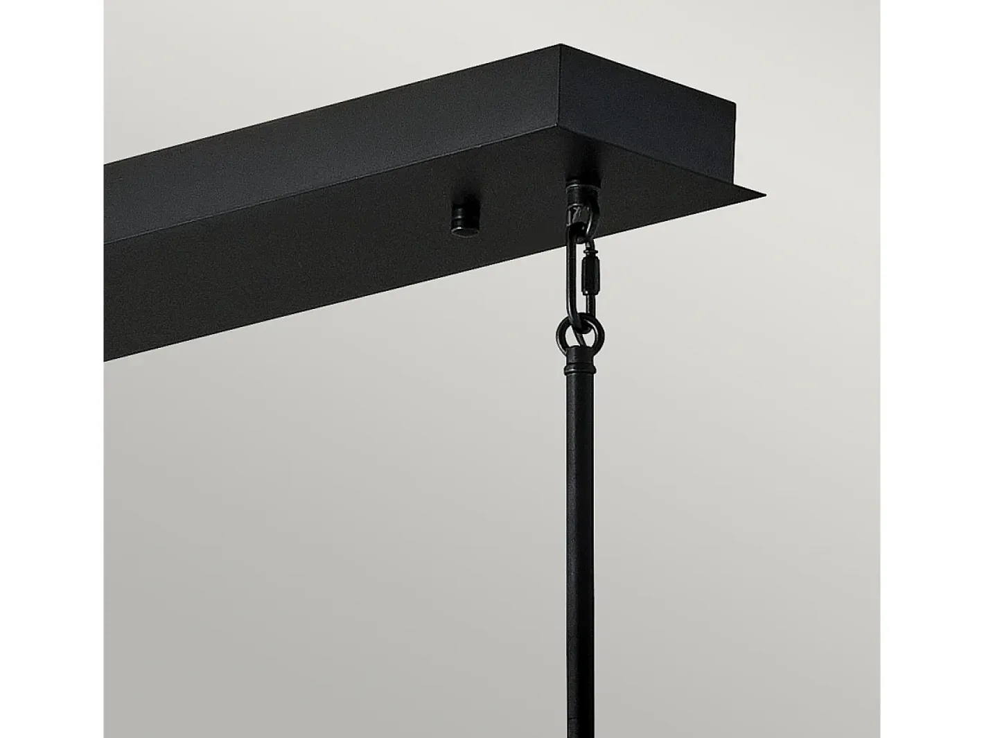 Lámpara Suspendida-Elstead Hinkley Styx Integrerad LED Bar Pendel Taklampa Svart & Guldguld, 3000K Negro