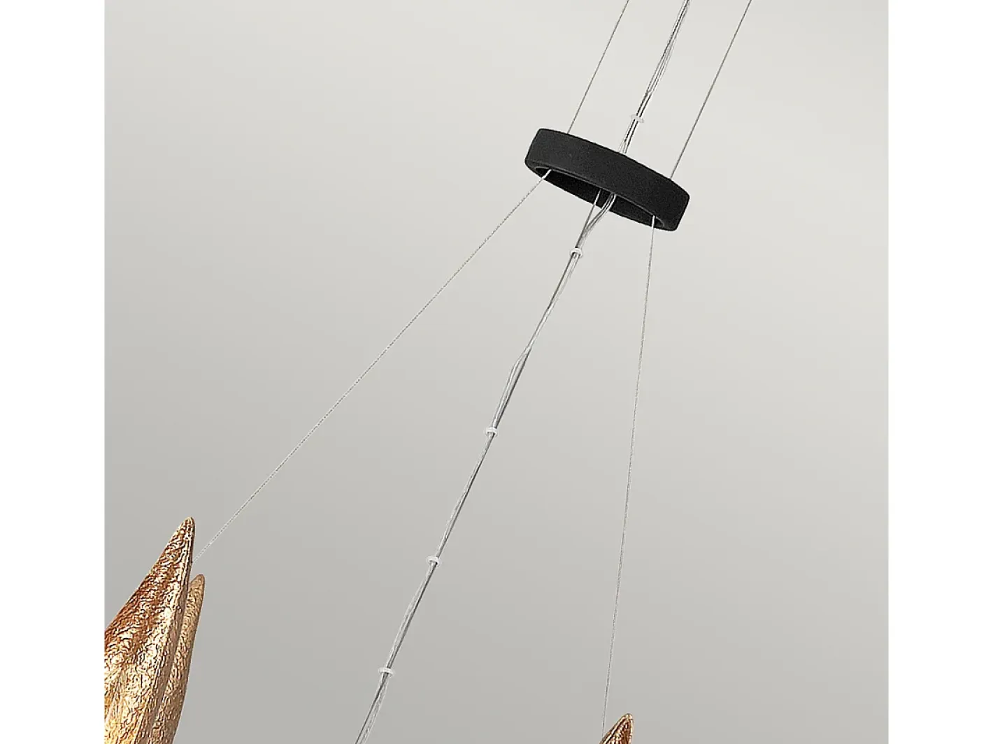 Sale Elstead Hinkley Willow Cylindrisk taklampa kolsvart med Deluxe guld Negro