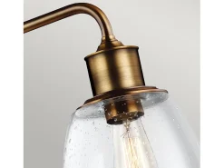 Elstead Hobson 3 Light Ceiling Island Chandelier Pendant Bar Light Brass, E27 Camel Clearance