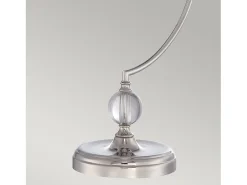 Lámpara De Mesa-Elstead Jenkins 1 ljus bordslampa polerad nickel, E27 Gris