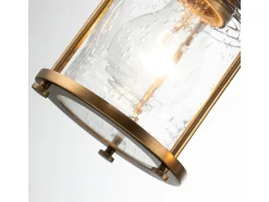 Discount Elstead Kichler Ashland Vägglampa Naturmässing, IP44 Camel
