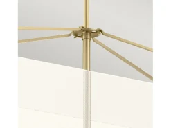 Lámpara Suspendida-Elstead Kichler Calters Integrerad LED Bar Pendel Taklampa Champagne Guld, 3000K Dorado