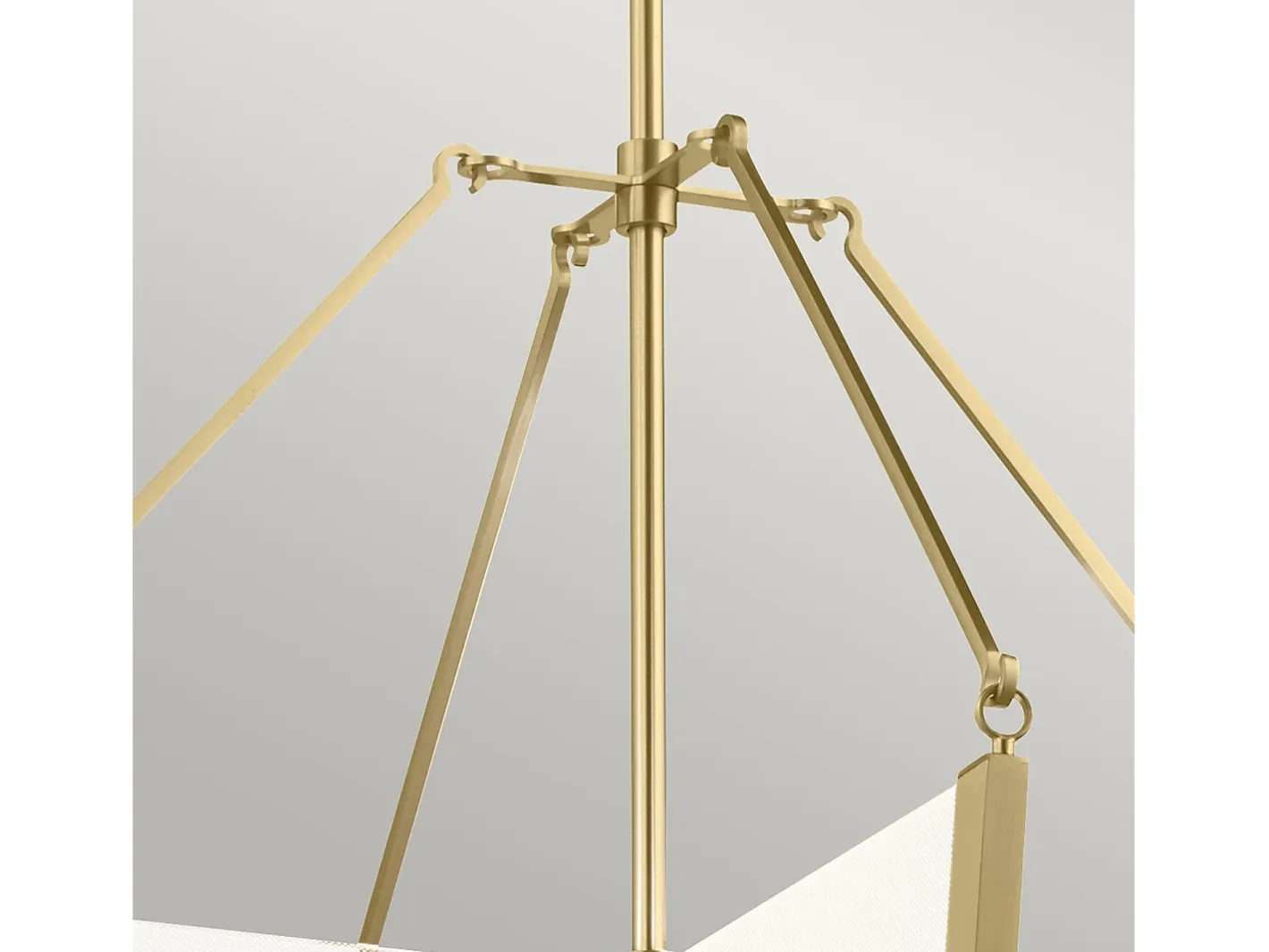 Lámpara Suspendida-Elstead Kichler Calters Integrerad LED-taklampa Champagne Guld, 3000K Dorado