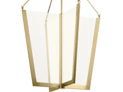 Lámpara Suspendida-Elstead Kichler Calters Integrerad LED-taklampa Champagne Guld, 3000K Dorado