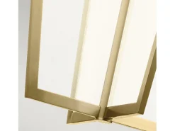 Lámpara Suspendida-Elstead Kichler Calters Integrerad LED-taklampa Champagne Guld, 3000K Dorado