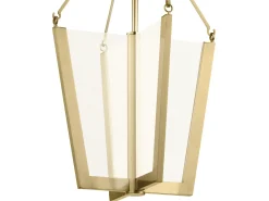 Online Elstead Kichler Calters Integrerad LED-taklampa Champagne Guld, 3000K Dorado