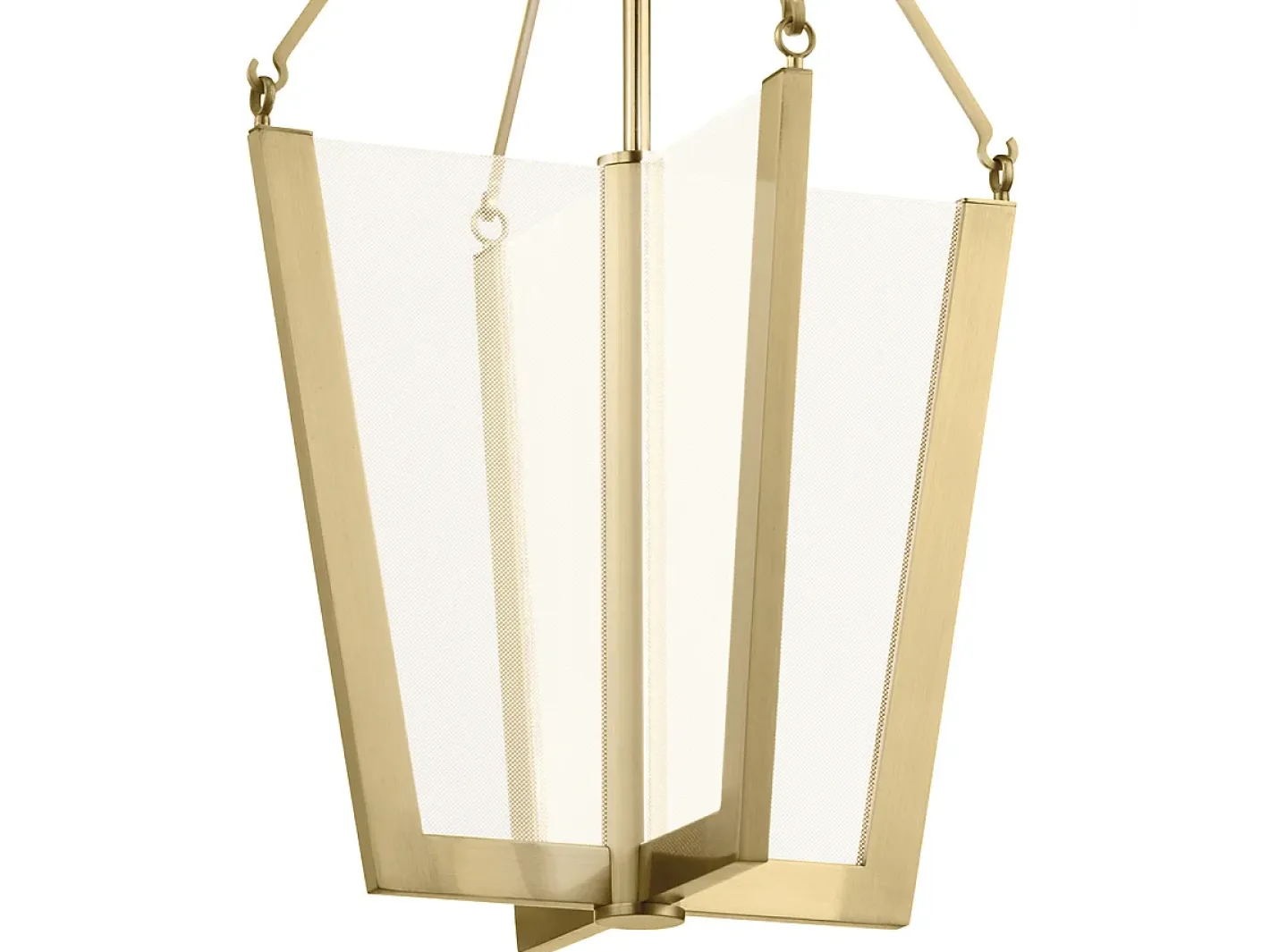 Online Elstead Kichler Calters Integrerad LED-taklampa Champagne Guld, 3000K Dorado