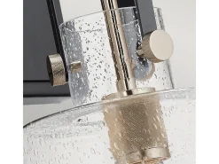 Aplique Para Pared-Elstead Kichler Kitner Kupol vägglampa polerad nickel Gris