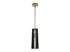Sale Elstead Kichler Linara Slim taklampa svart & naturlig mässing Negro