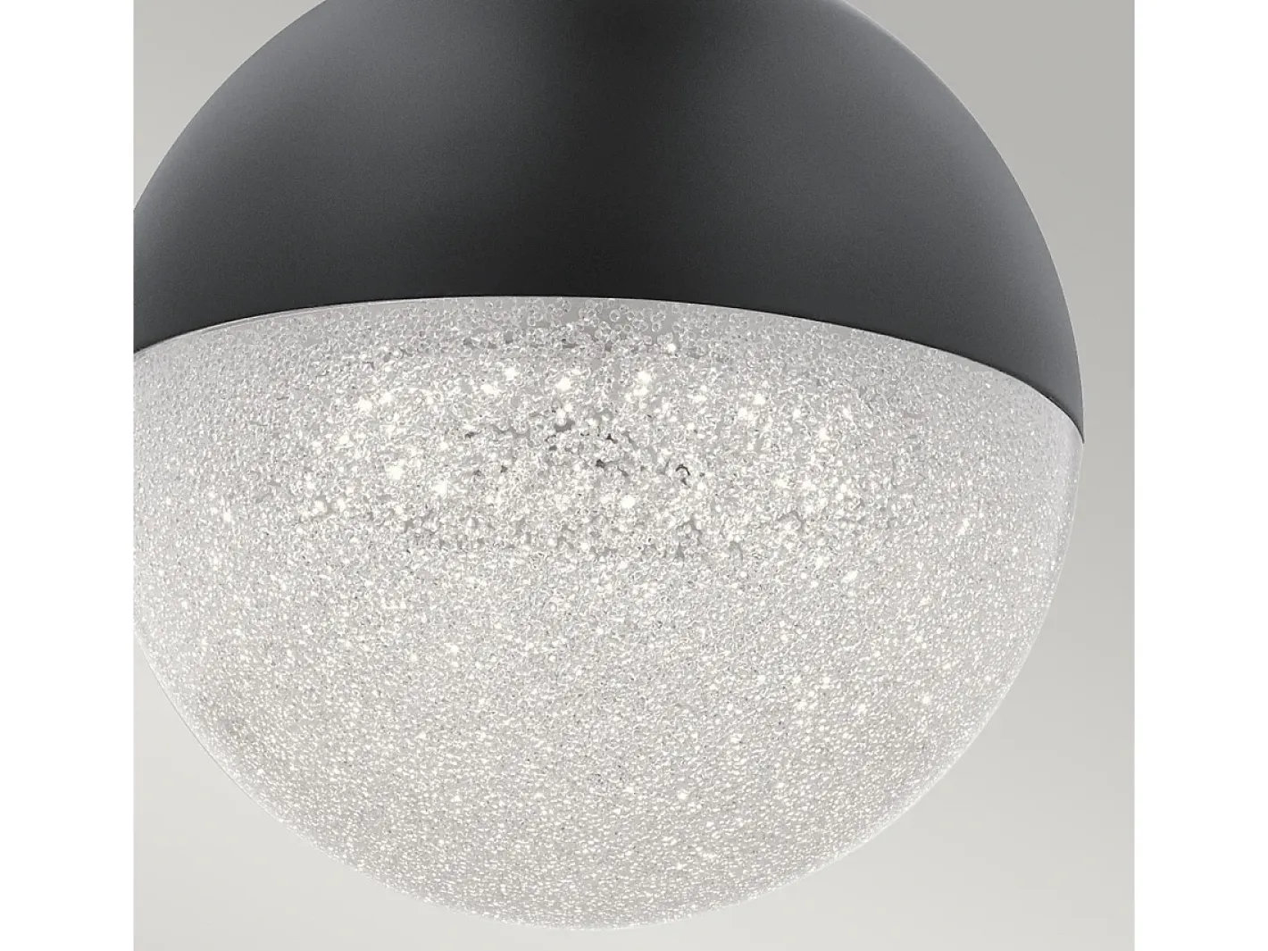 Elstead Kichler Moonlit Integrerad LED sfärisk taklampa mattsvart, 3000K Negro Outlet