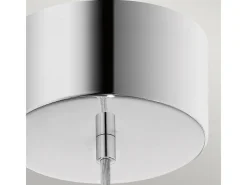 Lámpara Suspendida-Elstead Kichler Moonlit Integrerad LED sfärisk taklampa polerad krom, 3000K Gris