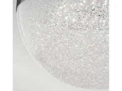 Lámpara Suspendida-Elstead Kichler Moonlit Integrerad LED sfärisk taklampa polerad krom, 3000K Gris