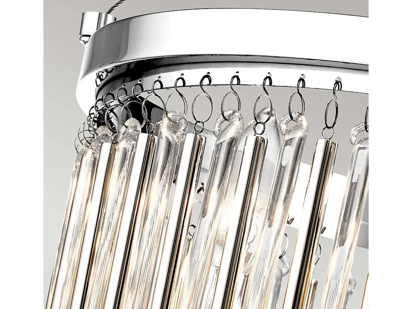 Online Elstead Kichler Piper Taklampa polerad krom Gris