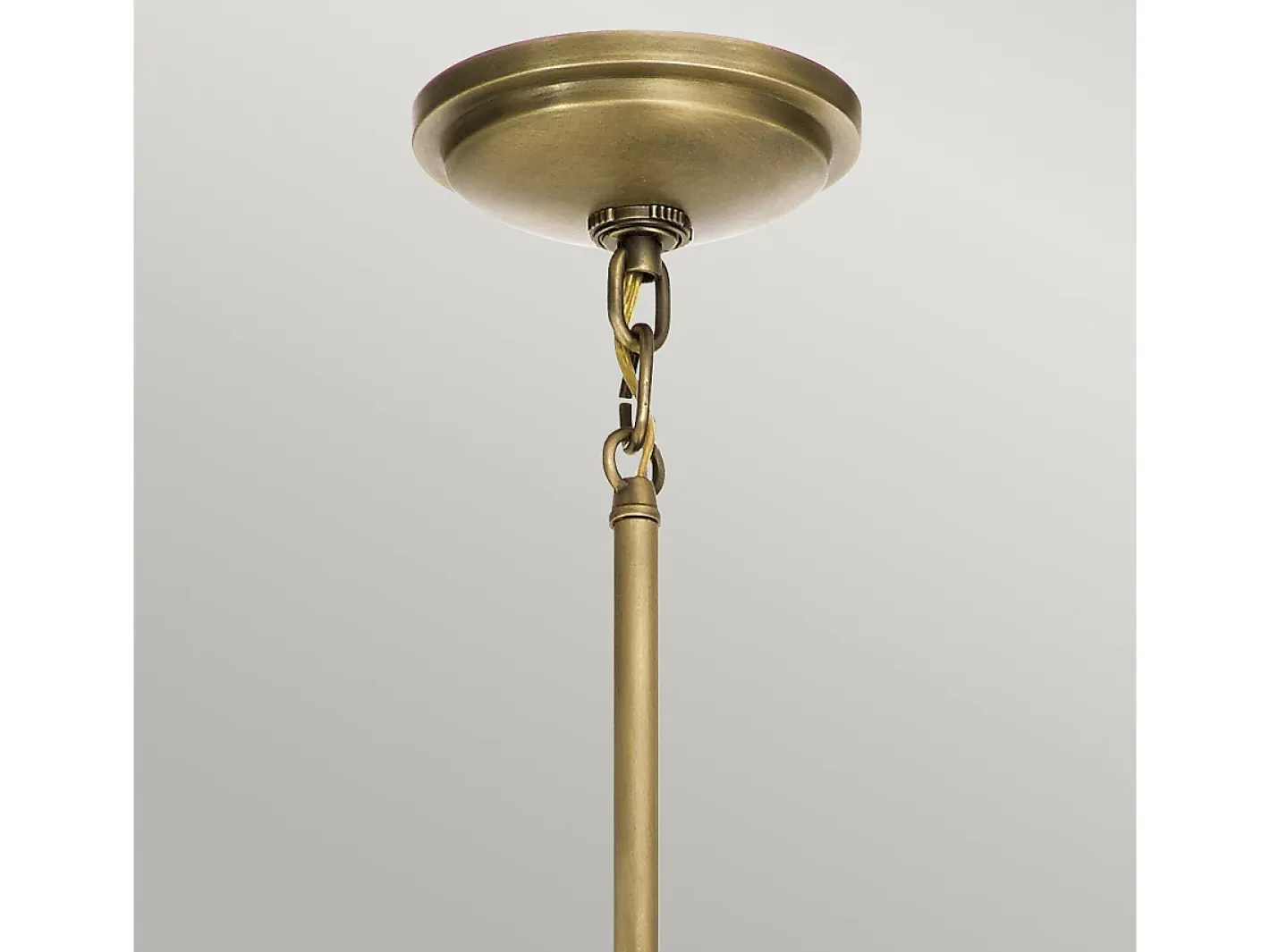 Hot Elstead Kichler Tollis Globe Pendel Taklampa Natur Mässing & Vit Camel