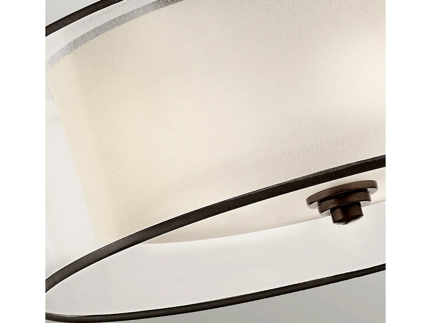 Best Elstead Lacey 4 Lätt semi-flush montering, Mission Bronze, E27 Bronce