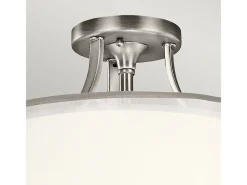 Discount Elstead Lacey 3 Lätt semi-spolfäste, antiktenn, E27 Gris