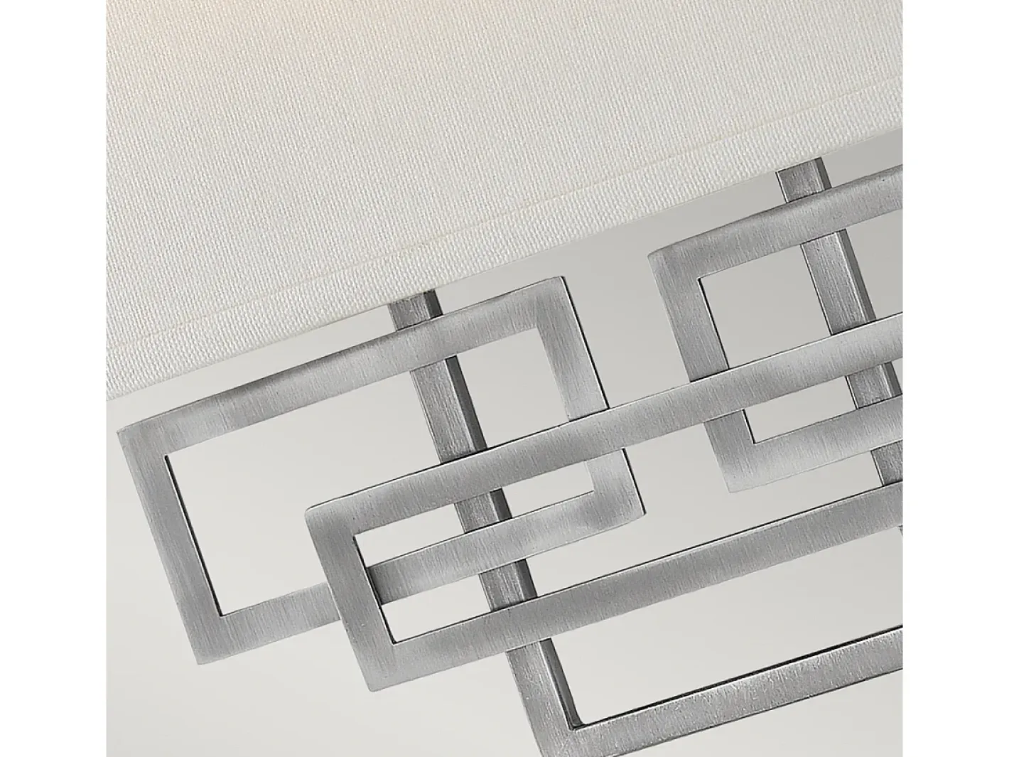 Elstead Lanza 2 ljus inomhusvägglampa nickel, E14 Gris Outlet