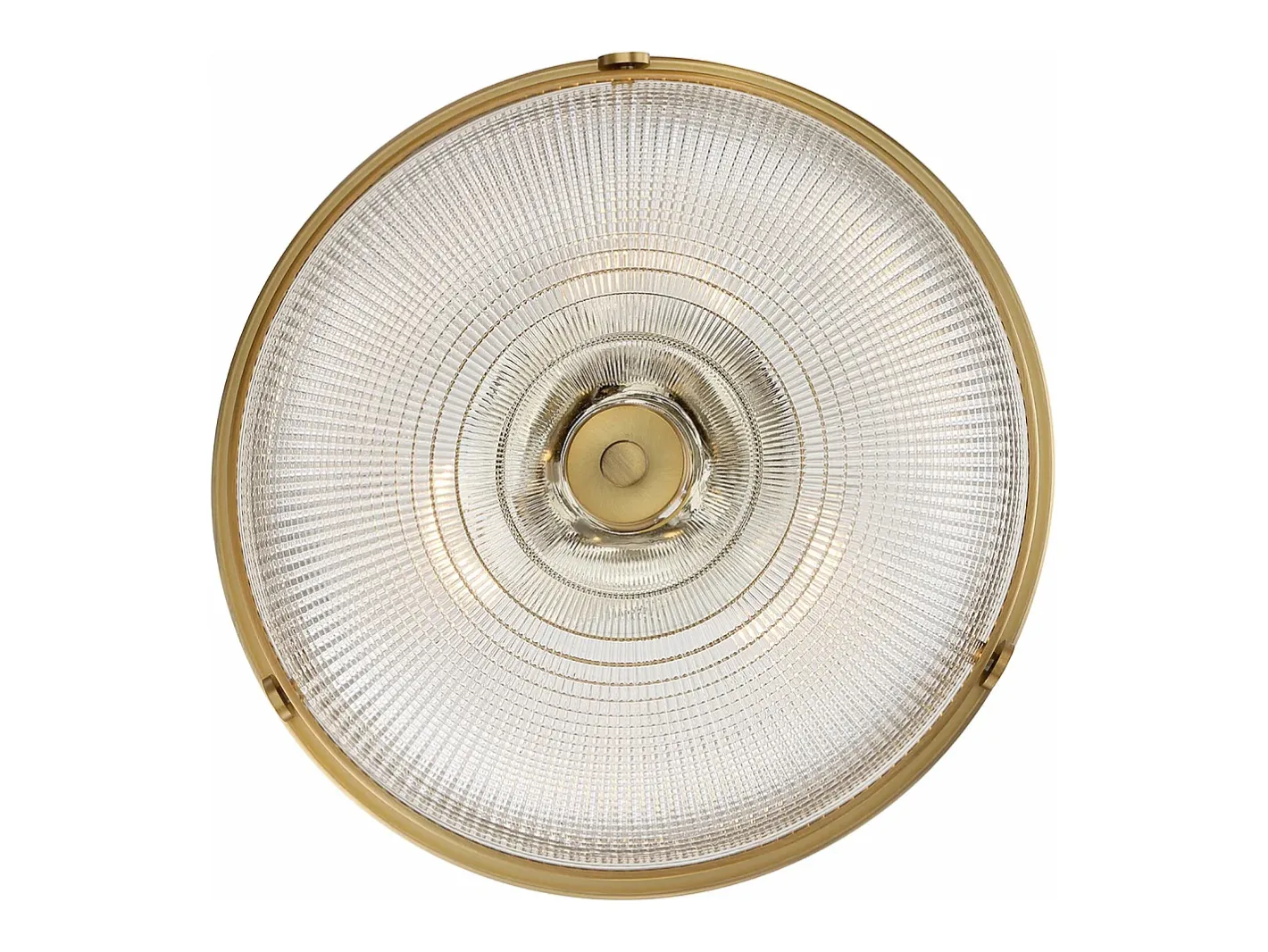 Plafón-Elstead Mantle 2 Light Semi-Flush - Weathered Brass, E27 Camel